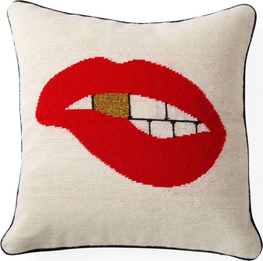 Lips Pillow Bitten - Cream - 45X45CM