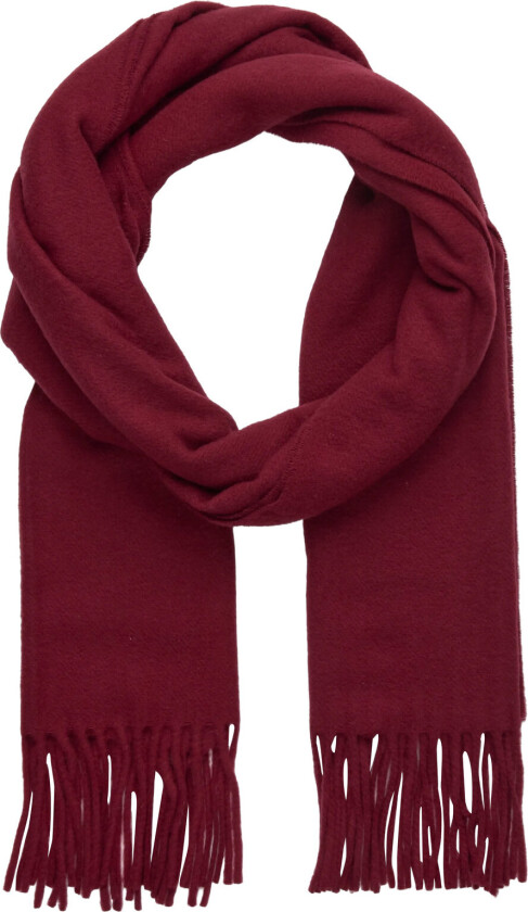 Cashmere Blend Scarf - Burgundy - ONE SIZE