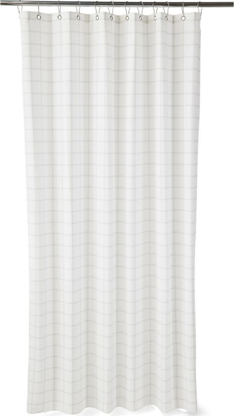 Room Shower Curtain W/Eyelets 200 Cm - White - 140X200CM