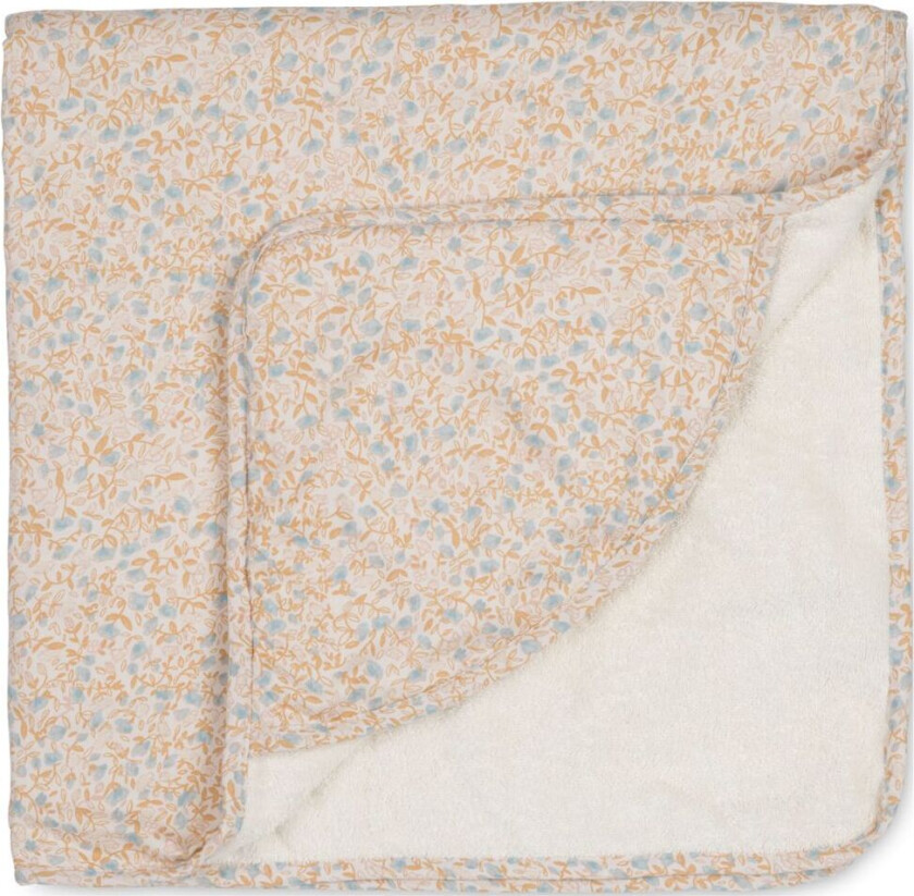 Hooded Towel Mini Flower Blue - Yellow - 90X 90CM