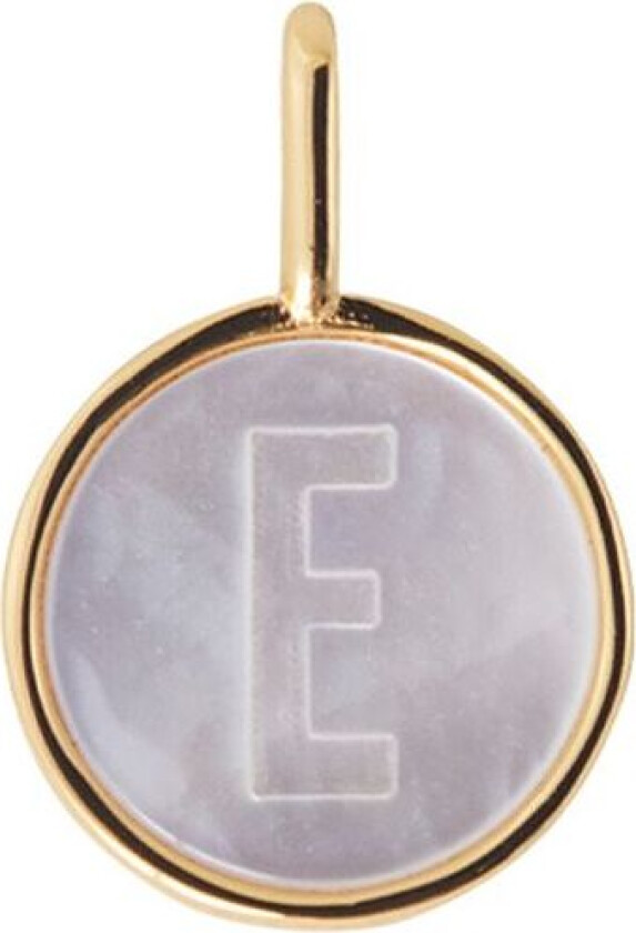 Pearl Charm Gold A-Z - Gold - ONE SIZE