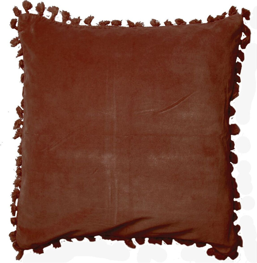 Velvet Cushion Cover - Red - 45X45CM
