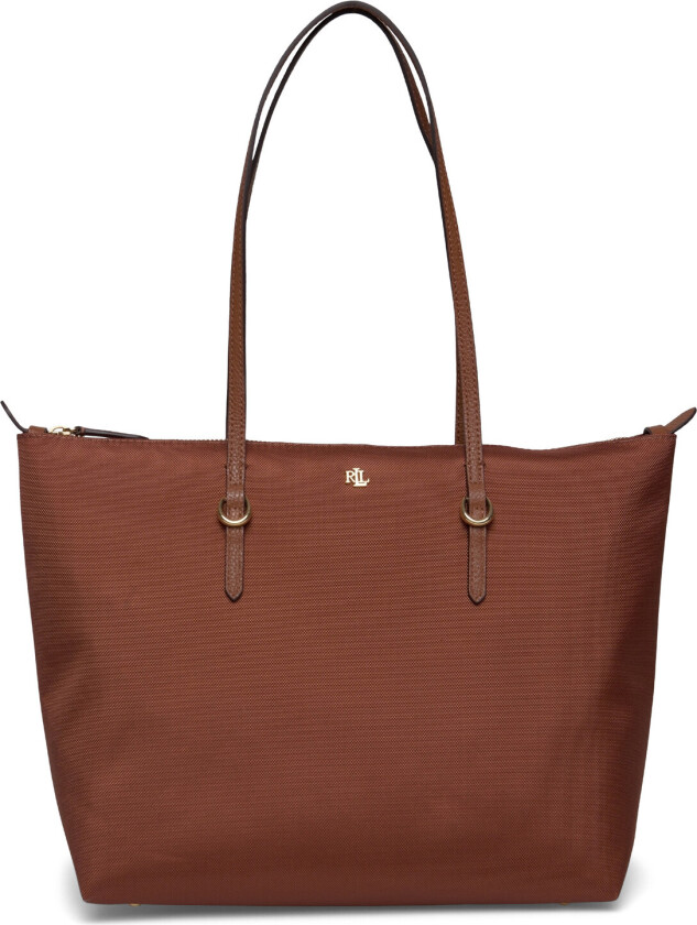 Nylon Medium Keaton Tote Bag - Brown - ONE SIZE