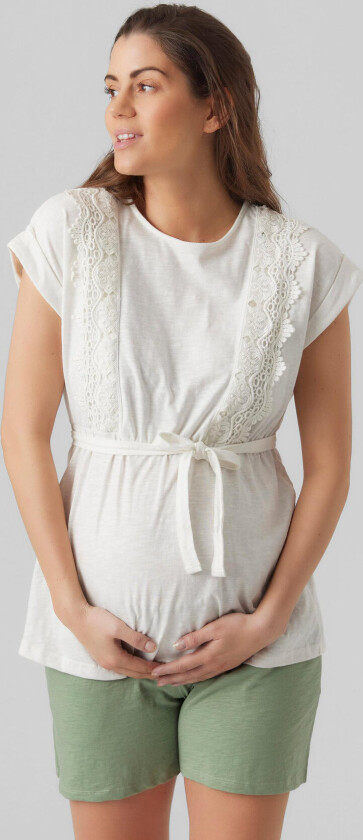 Mlalisa Mary Cap Jrs Top 2F. Noos - White - XL