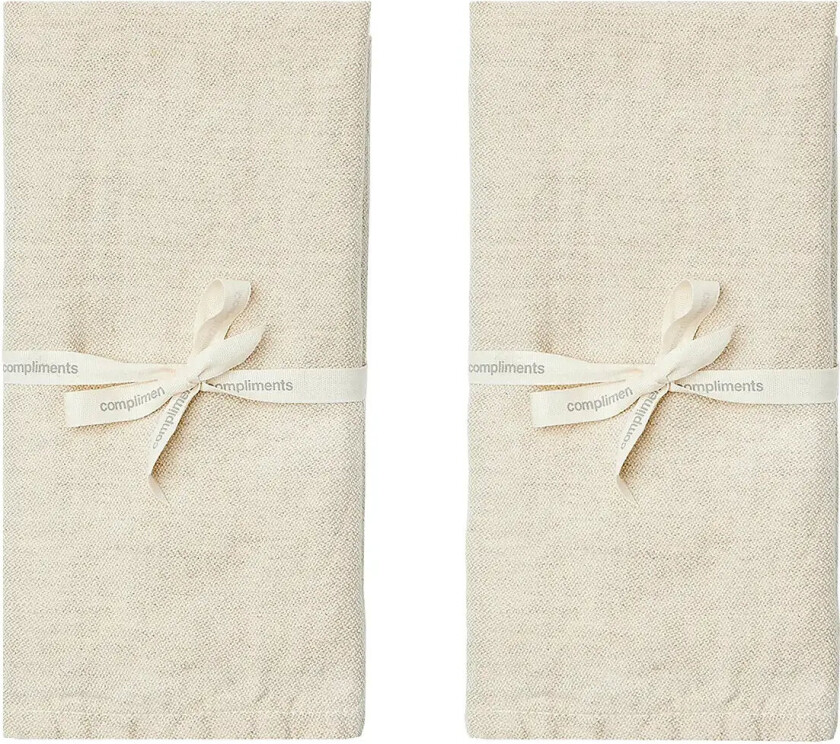 Arles Napkin 45X45 Cm - 2 Pack - Beige - 45X45CM