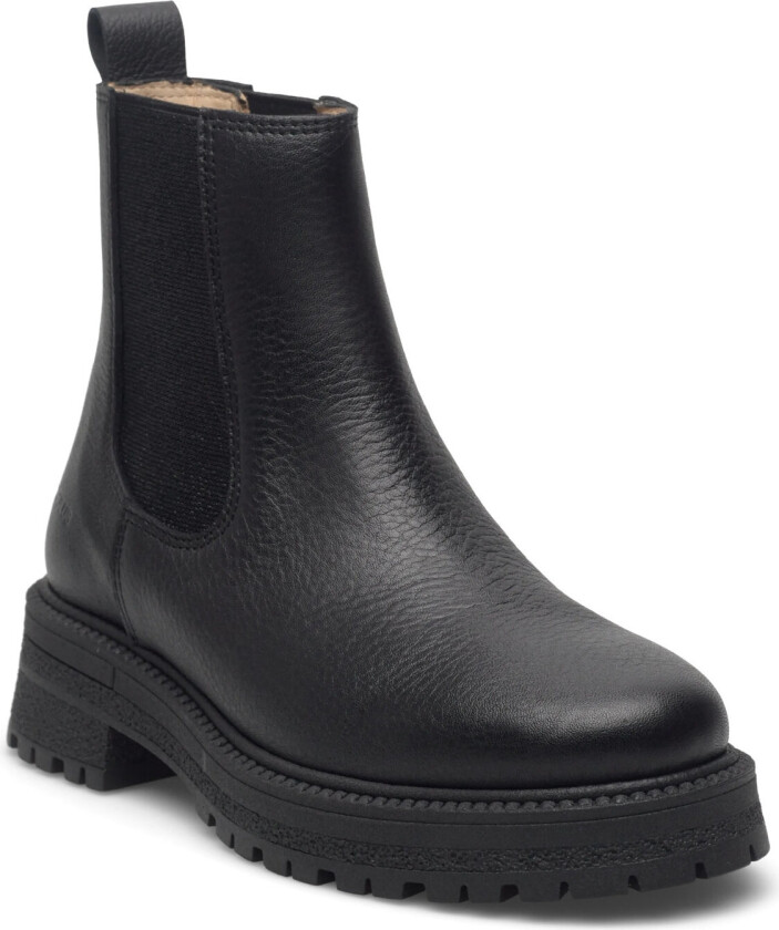 Booties - Flat - With Elastic - Black - 32