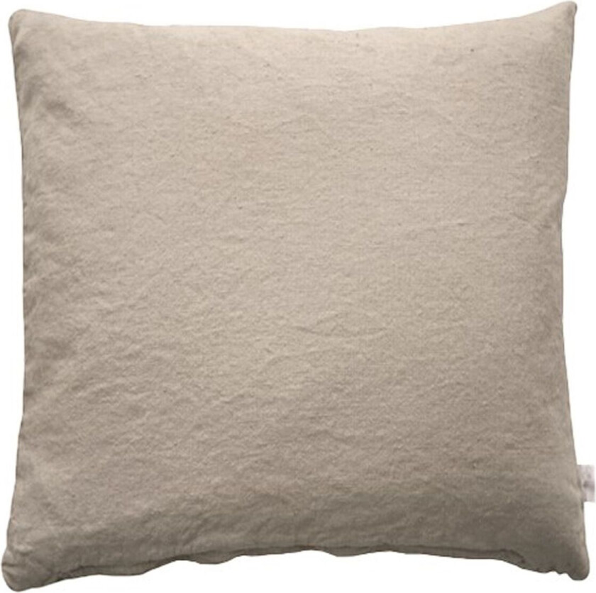 Pudebetræk-Hør Basic-Vasket - Beige - 45X45CM