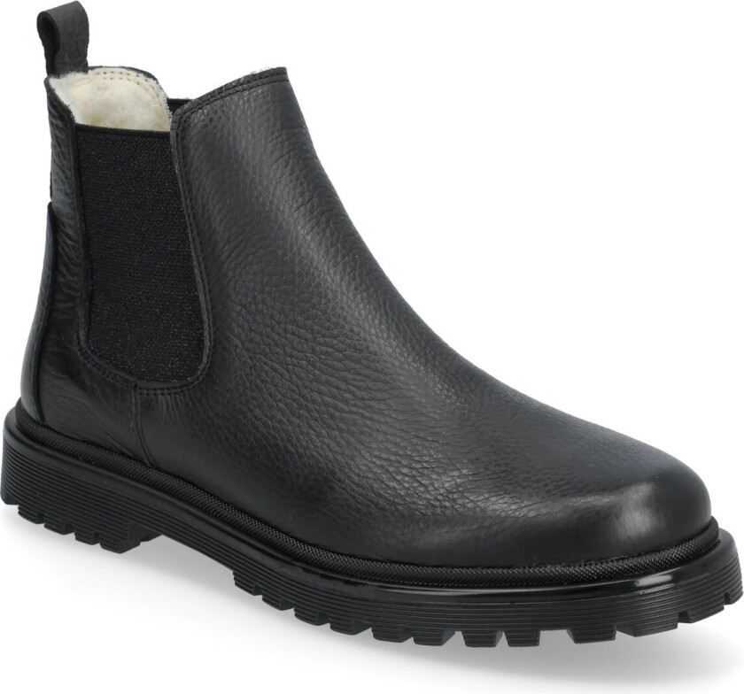 Booties - Flat - With Elastic - Black - 33