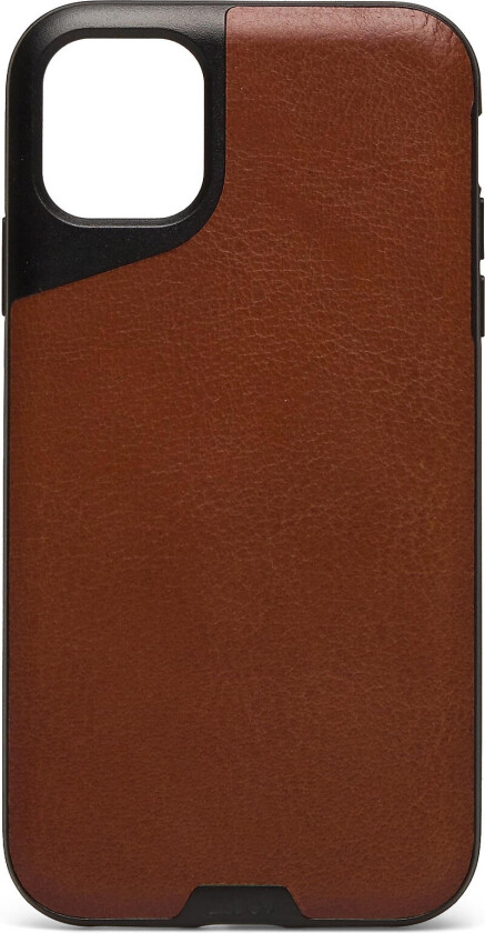 Contour Leather Protective Phone Case - Brown - IPHONE 11