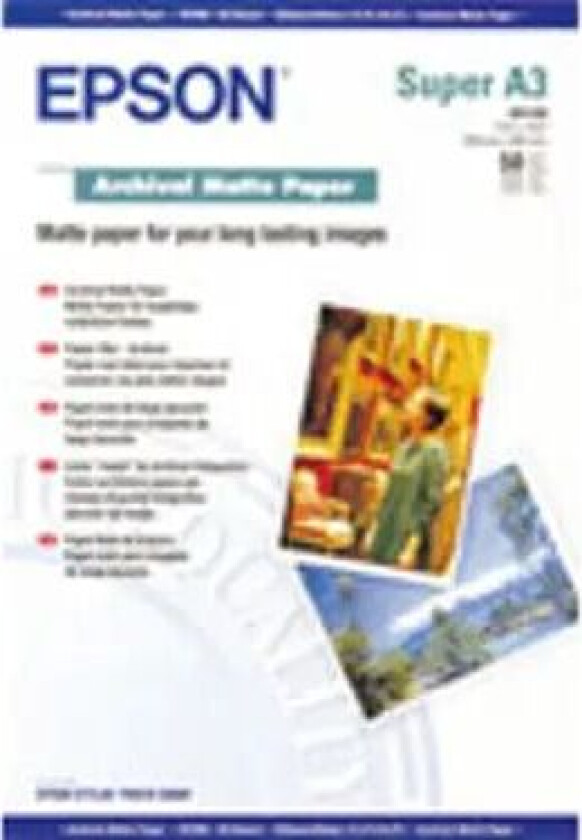 Papir Archival Matt A3+ 50-ark 192g