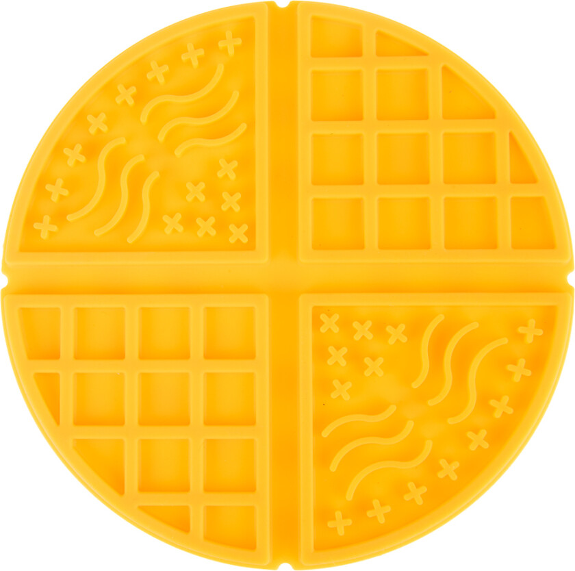 Slikkematte Waffle - Ø 19,5 x H 1 cm