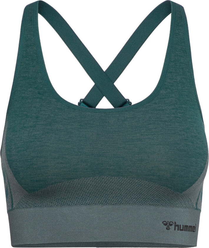Hmlclea Seamless Sports Top - Green - XS