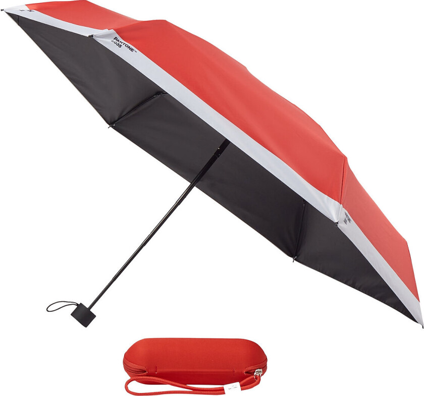Umbrella Folding In Carry Case - Red - 90 cm