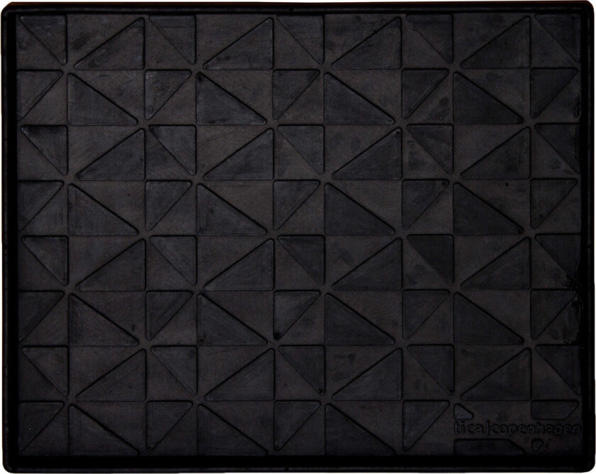 Shoe And Boot Tray Rubber - Black - L:48CM