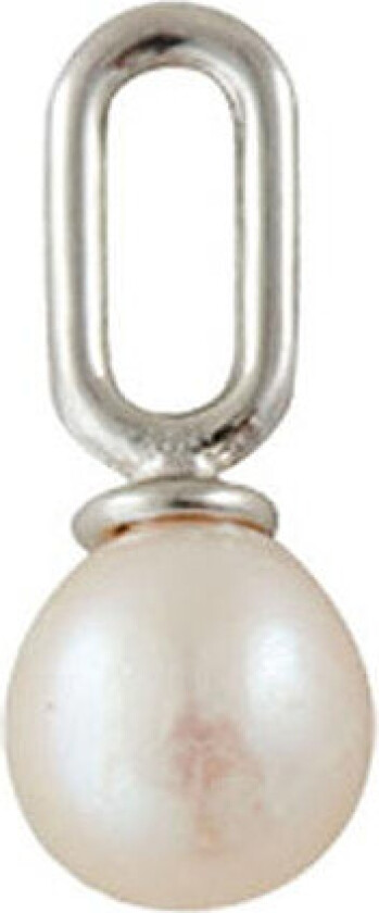 Pearl Drop Charm - White - 5 MM