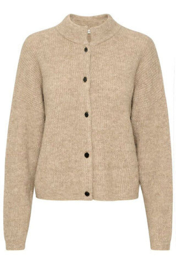 AlphaGZ Short Cardigan - Warm Sand Melange S