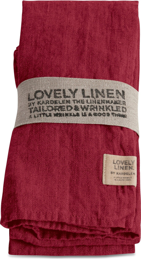 Lovely Napkin (4-Pack) - Red - 45X45