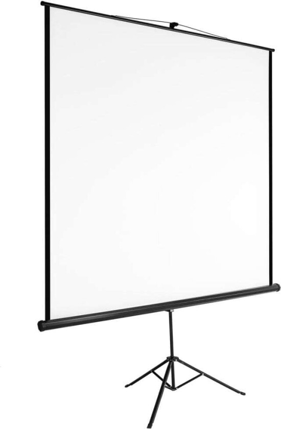 Projektor lerret med stativ - 178 x 178 cm