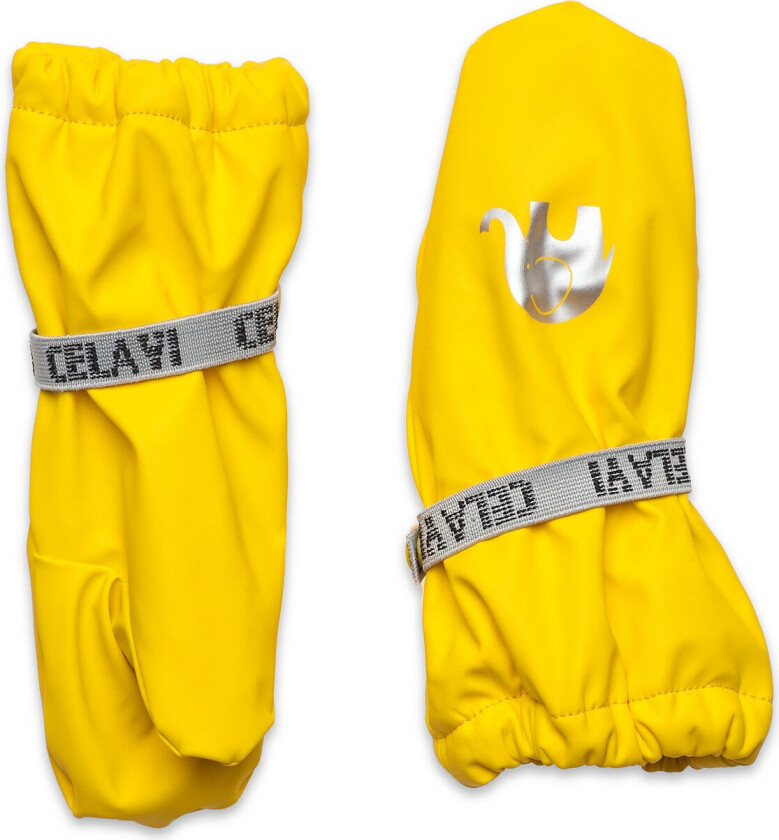 Padded Pu-Mittens 104-116 Yellow 104-116