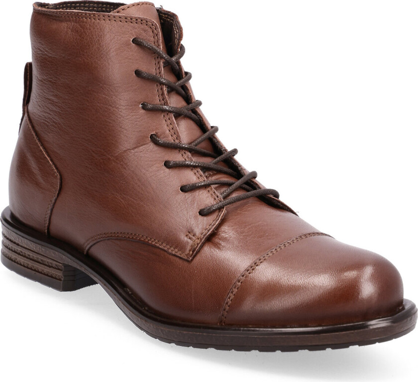 Biadanelle Leather Derby Boot - Brown - 36