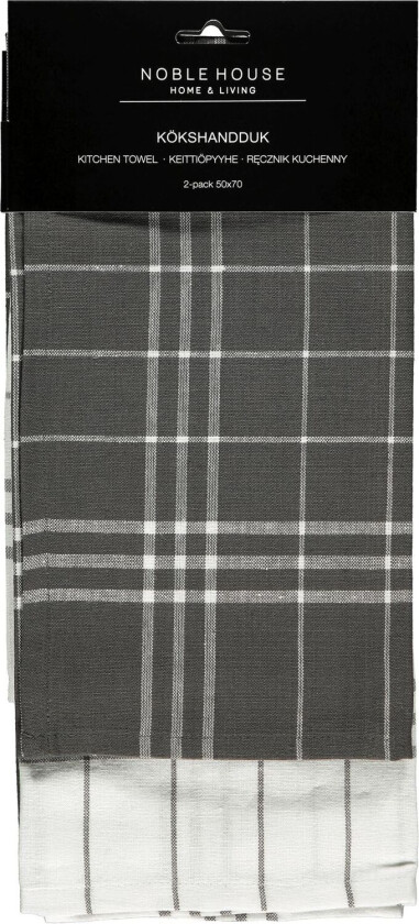 Kitchen Towel Hanna Classic 2-P - Grey - 50X70CM