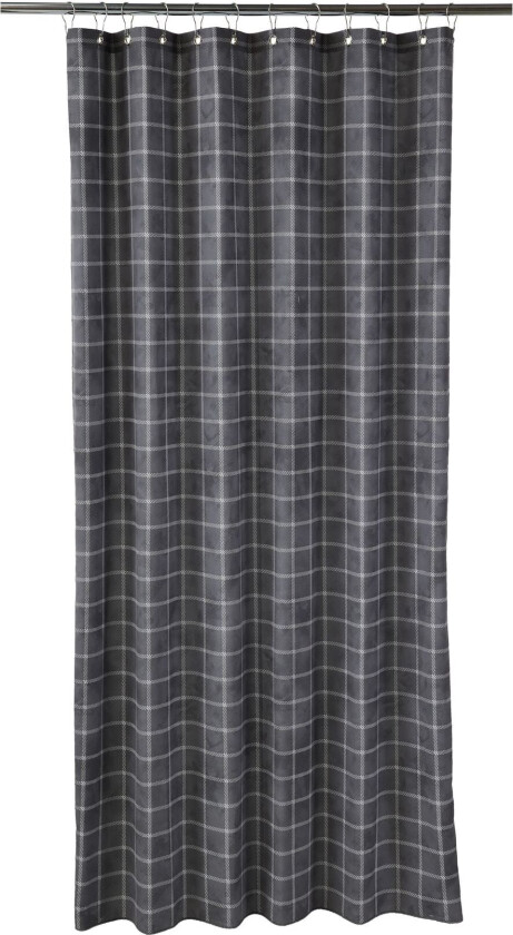 Room Shower Curtain W/Eyelets 200 Cm - Grey - 140X200CM