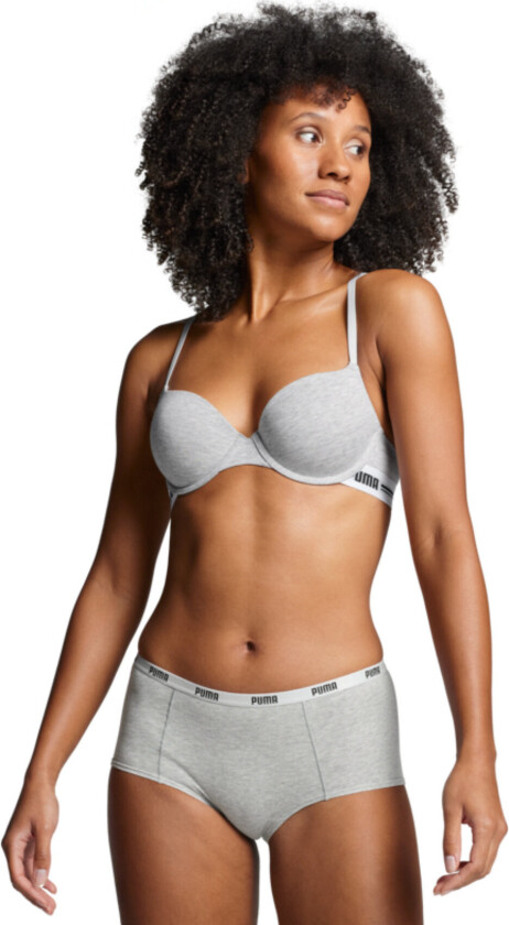 Puma Women T-Shirt Bra 1P - Grey - 75 c