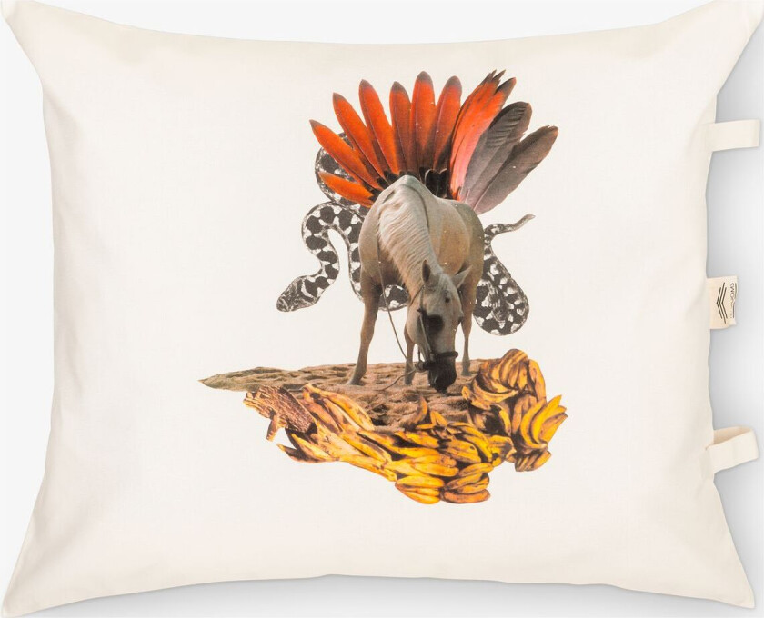 Nature Cushion Case - White - 86X70CM