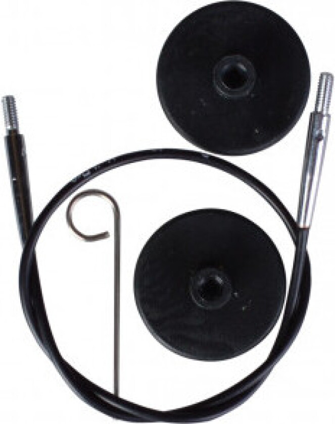 Wire / Kabel til korte utskiftbare rundpinner 20 cm (blir 40 c