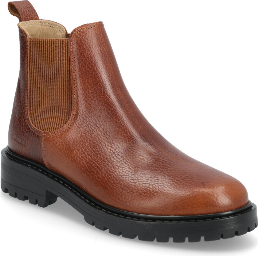 Booties - Flat - With Elastic - Brown - 38