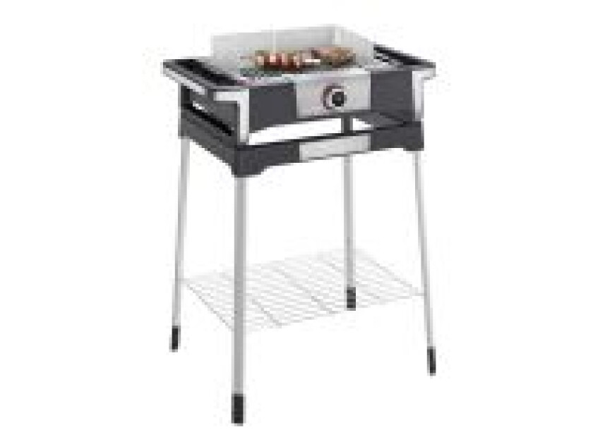 Severin PG 8118 SENOA DigitalBOOST S - Utegrill - elektrisk - 996 kvadratcentimeter - innbygd termometer - svart / sølv