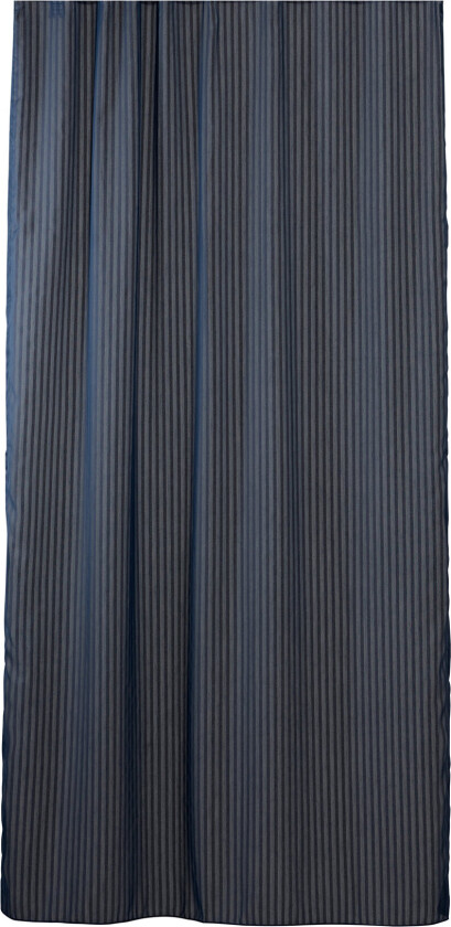 Lines Shower Curtain W/Eyelets 200 Cm - Blue - 140X200CM