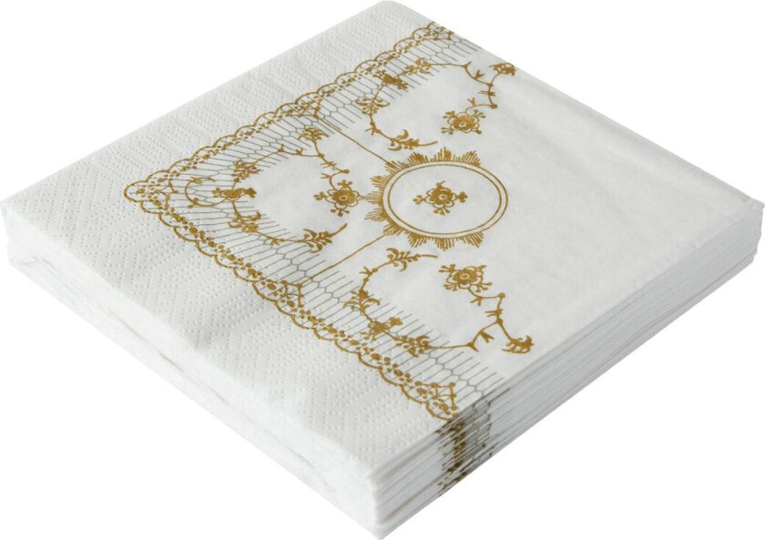 Classic Napkins,20 Pcs - White - 33X33CM