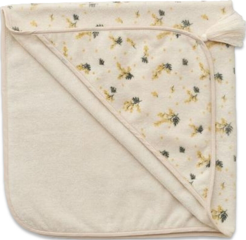 Terry Hooded Towel - Beige - 80X80CM