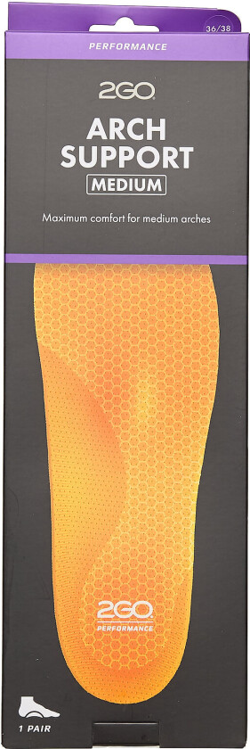 2Go Arch Support Medium - Orange - 36-38