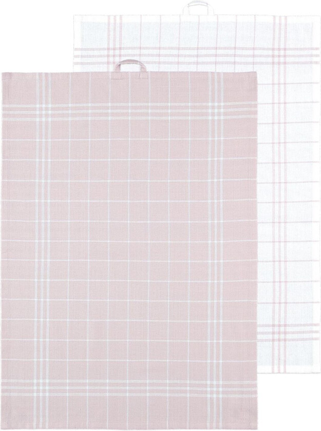 Kitchen Towel Hanna Classic 2-P - Pink - 50X70CM x 38