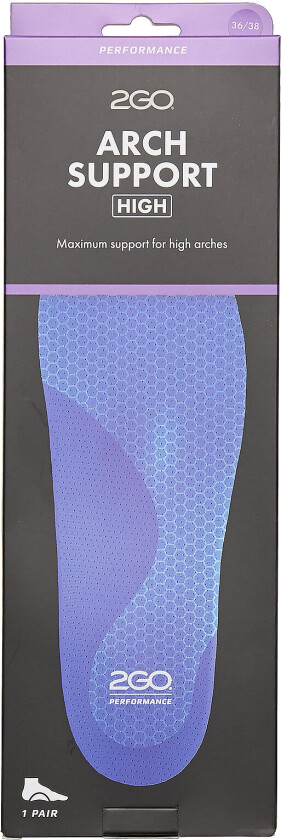 2Go Arch Support High - Purple - 39-41