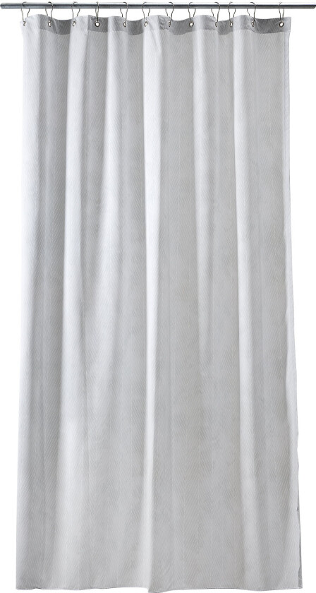 Pine Shower Curtain W/Eyelets 200 Cm - Grey - 140X200CM