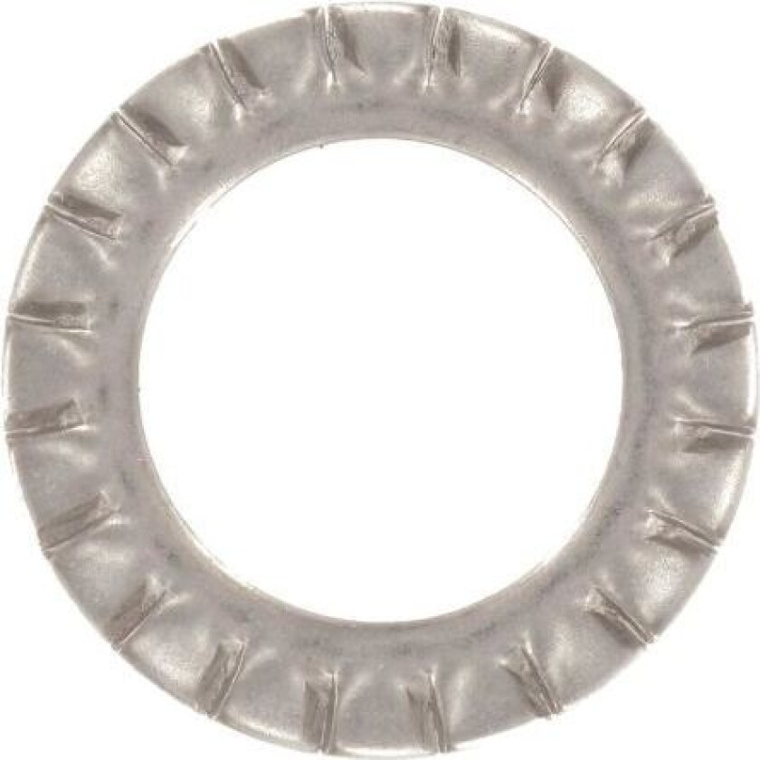 67984064 Låsbrikke AZ A4, DIN 6798A Ø6,4 mm, M6, 1000-pakk