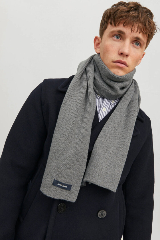Jacdna Knit Scarf - Grey - ONE SIZE