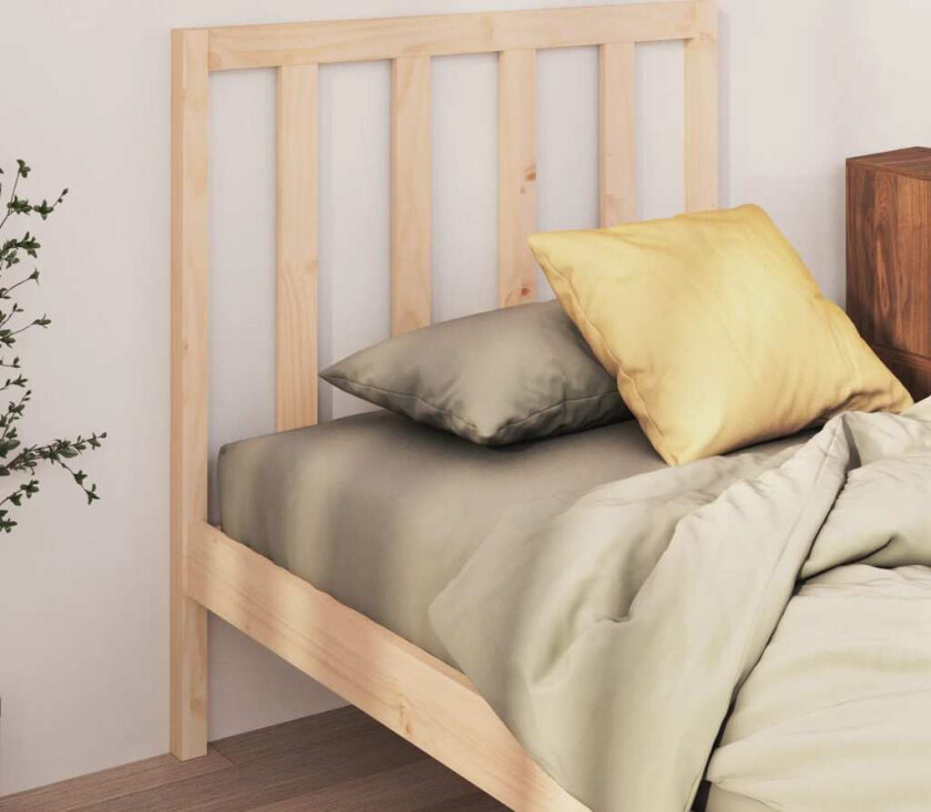 Sengegavl 96x4x100 cm heltre furu
