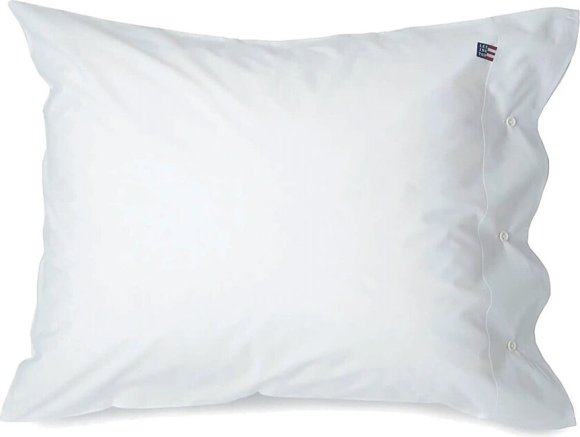 Pin Point White Pillowcase - White - 50X70CM