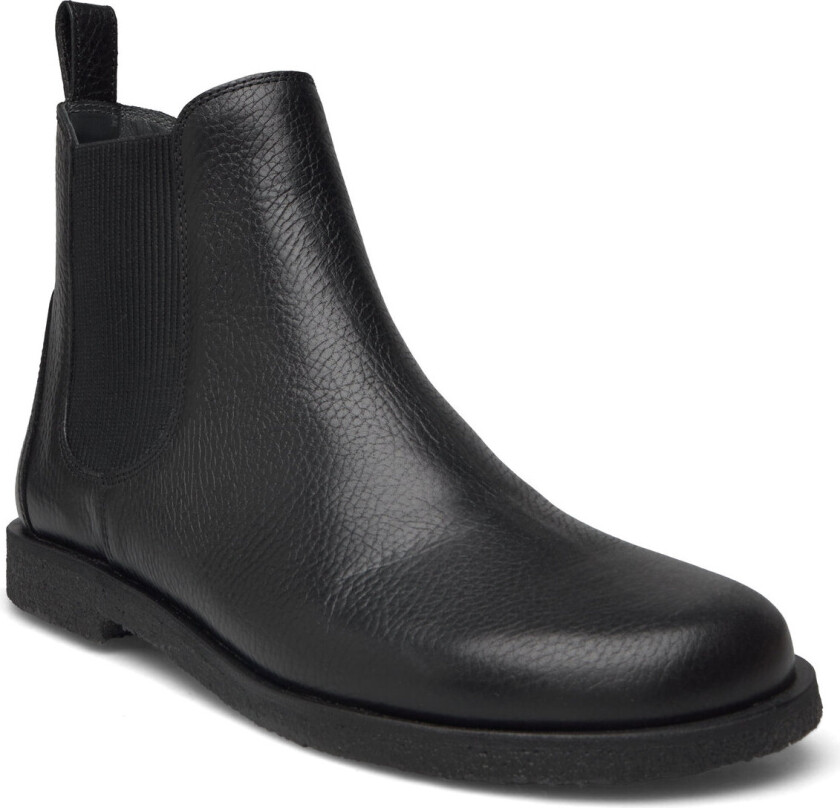 Booties - Flat - With Elastic - Black - 36