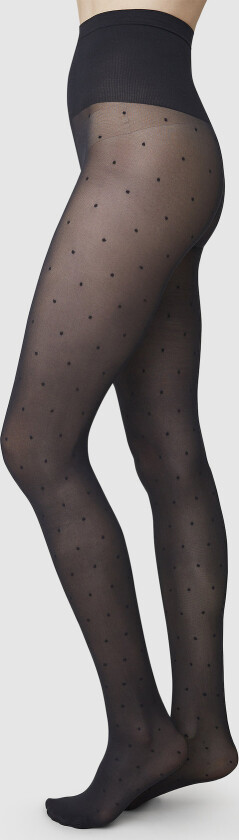 Doris Dots Tights 40D Black XS
