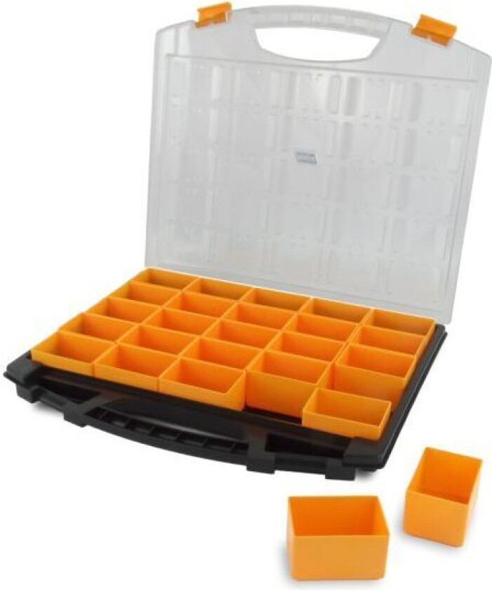 Pro 100621 Sortimentboks 430 x 370 mm Høyde 85 mm, 13 lomme