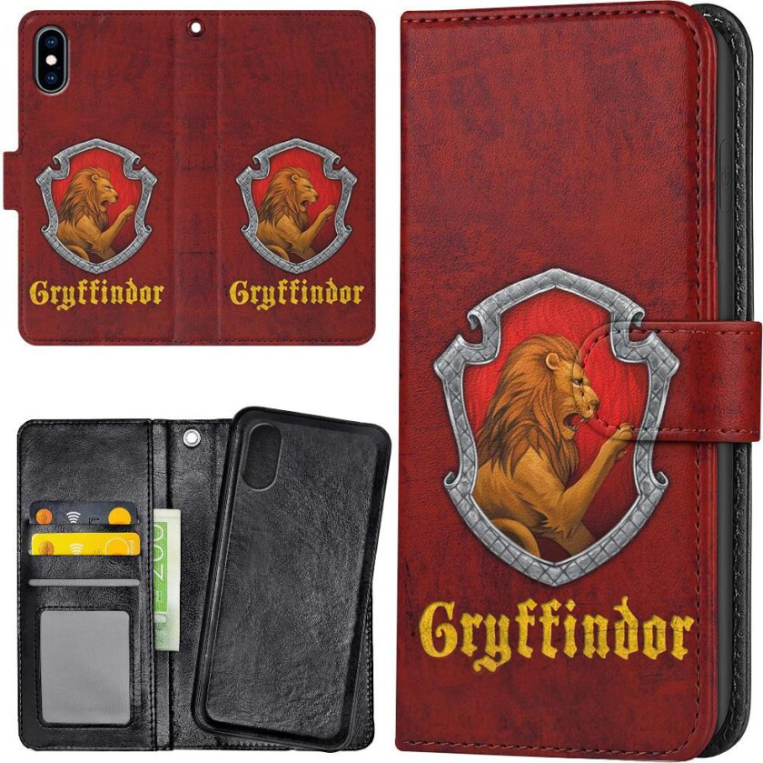 iPhone X/XS - Lommebok Deksel Harry Potter Gryffindor