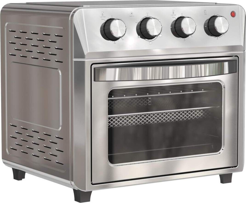 24L konveksjonsminiovn – airfryer, 6 moduser, sølv