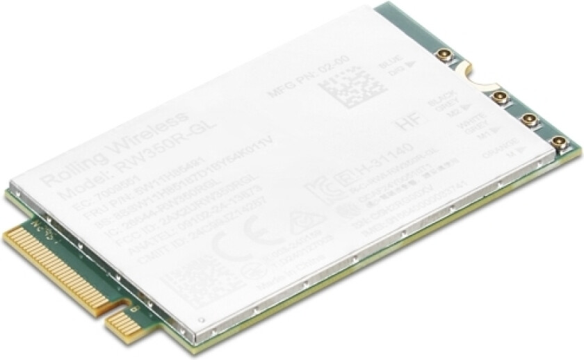 4XC1U10820, Intern, Trådlös, M.2, WWAN, 4670 Mbit/s