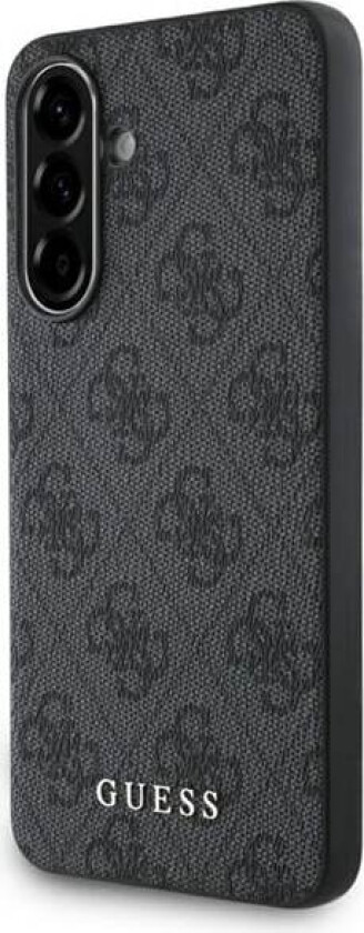 4G metalldeksel med gulllogo for Samsung Galaxy A36 - svart