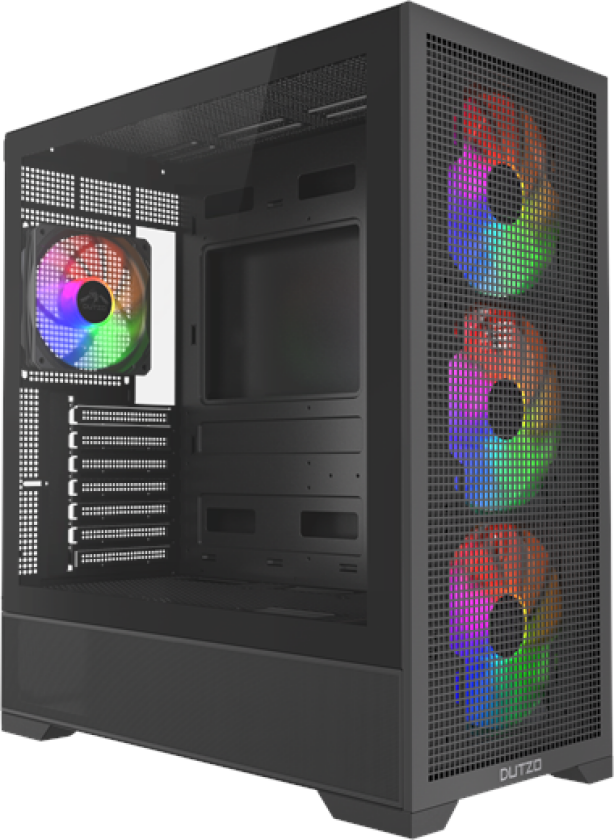 C740 Airflow ARGB - Kabinett - Miditower - Svart